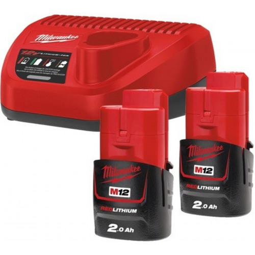 Milwaukee M12NRG-202 Kit de démarrage (12V/2x2,0Ah) 4933459209